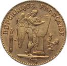 Frankreich 20 Francs 1895 A - Genius & kleiner Hahn
